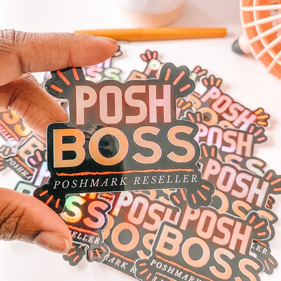 Posh Boss Holographic Sticker - Picture 6 of 6